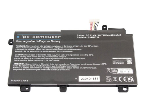 Akku für asus fx706hc - akku,