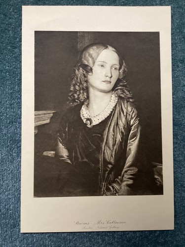Mrs collmann vintage print - vintage,
