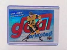 Trading Card NHL Saison 2025 /26 UD Series 1 GOAL ORIENTED JACK EICHEL VEGAS 