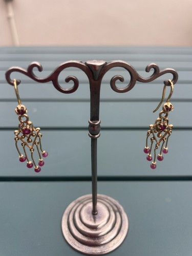 Antike 18k gold ohrringe - gold,