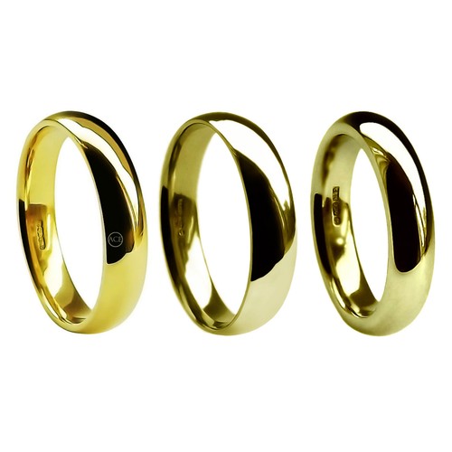 6mm 18ct gelbgold hochzeit - 6mm,