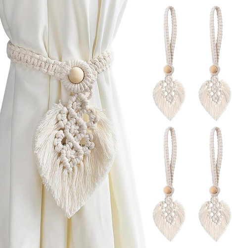 Boho vorhang raffhalter 4 - vorhang, raffhalter,