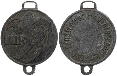 Medaille anhänger winter - medaille,