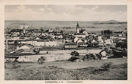 Leitmeritz gesamtansicht - ak,