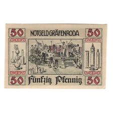 [#327344] Geldschein, Deutschland, Grafenroda, 50 Pfennig, Usine 1, 1921, 1921-0