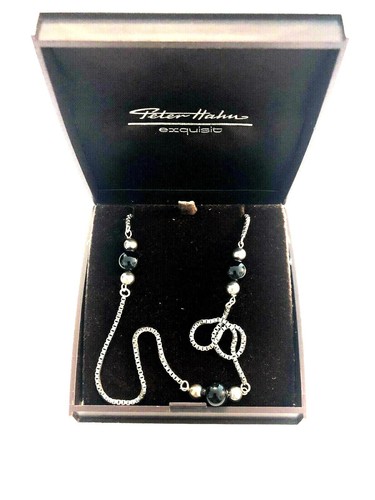 Halskette mit onyx perlen - mit,