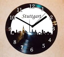 Stuttgart Wanduhr Schallplattenuhr Schallplatte Wanduhr Vinyl 