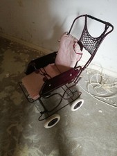 Alter Puppenwagen Sportkarre antike Puppenkarre super Zustand