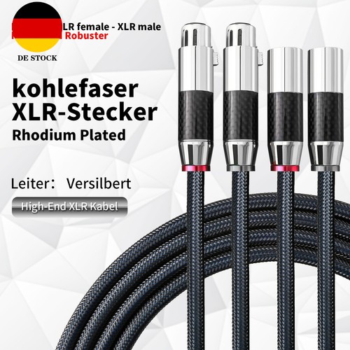 Paar xlr kabel occ - occ, kupfer