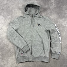 New Era Ziphoodie Size M grau