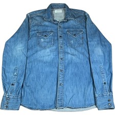 Replay jeanshemd herren large - replay,