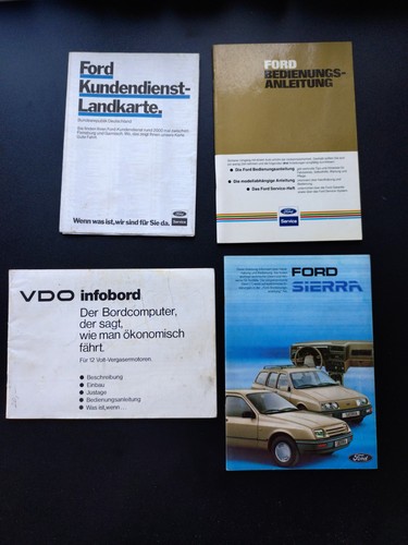 Ford sierra betriebsanleitung - ford,