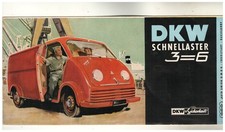 Reklame Prospekt DKW Schnellaster Audi Autounion Werbung Auto (12)