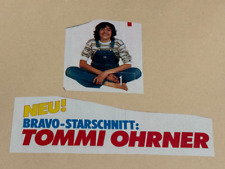 Bravo Zeitschrift Vintage Starschnitt Riesen Poster Tommi Ohrner Komplett 70er