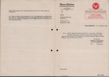 BAD CANNSTATT, Brief 1934, Werner & Pfleiderer Knetwerke