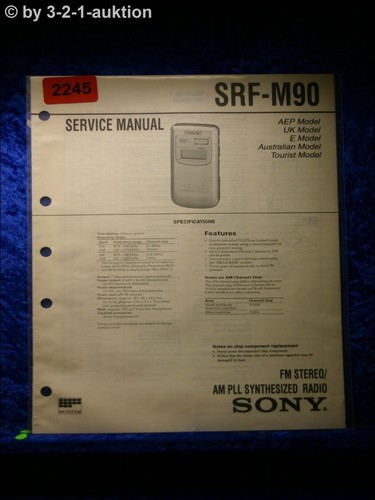 Sony service manual srf m90 - service,