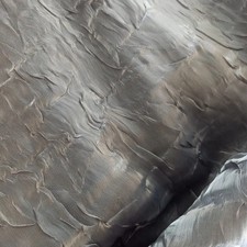 4m Silber Crinkle Organza