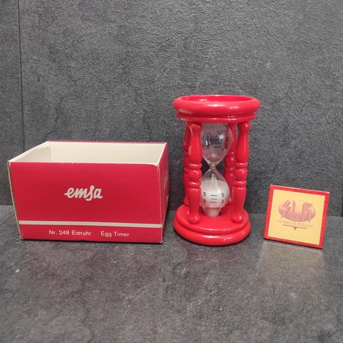 Emsa sanduhr vintage - emsa, rot