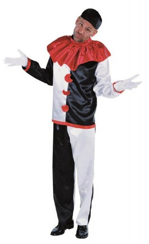 Clown harlekin kostüm - clown,