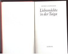 buch/roman   liebesnächte in der taiger    konsalik