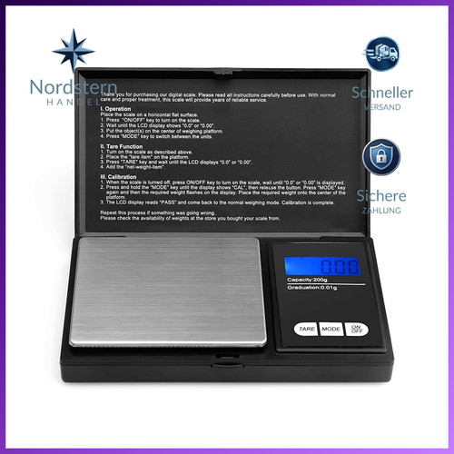 Taschenwaage digitalwaage 200g - taschenwaage,