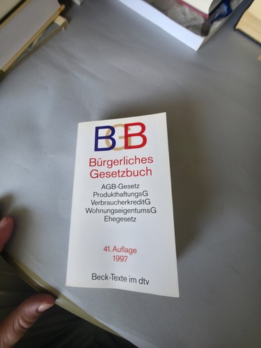 Bürgerliches gesetzbuch - bürgerliches, dr