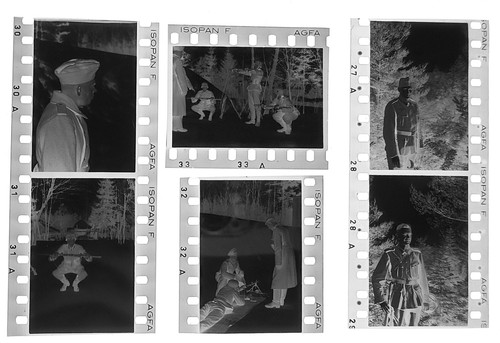 Orig negativ 4x3 5cm - 6x, 4x3,5cm