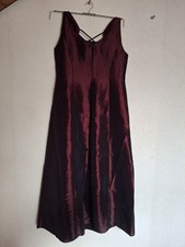 Damen festliches Kleid Gr.48  weinrot Hochzeitkleid Abendkleid