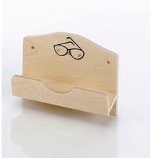 Sauna Brillen Ablage KLASSIC 1er |Wand Regal Halter Aufbewahrung Holz Zubehör