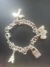 Vintage return to tiffany Armband Bettelarmband Rarität Silber 925