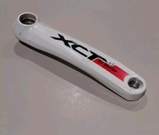 SR Suntour XCT V3 Kurbelarm ohne Antrieb weiß 175 mm Vierkantkegel