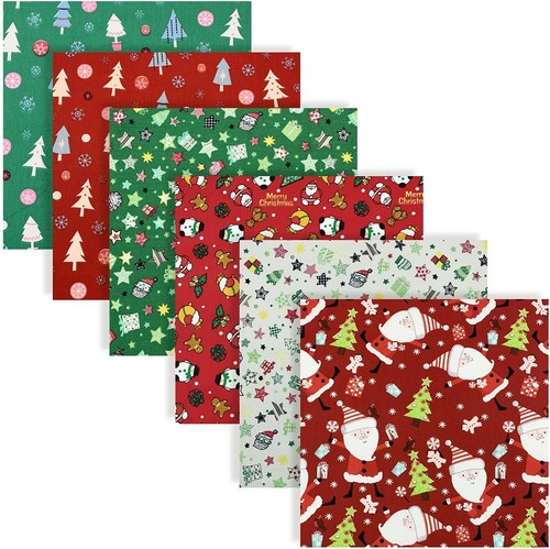 Weihnachts stoffpaket stück - stoffpaket, 6