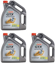 15l Castrol GTX Ultraclean 10W-40 A3/B4 Motoröl 3x5Liter Kanister