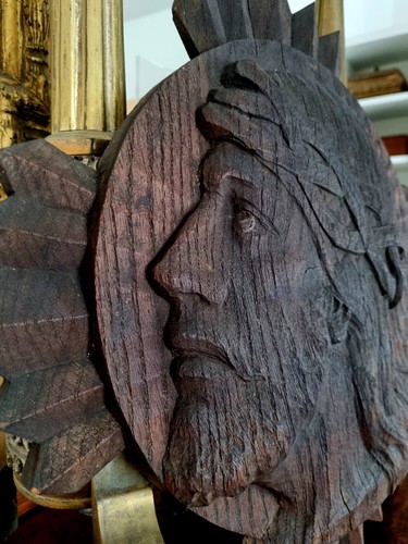 Sakral holz relief skulptur - holz,