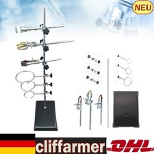 Laborstativ Laborständer Klemme Muffe Ring Laborstativ Kit Laborzubehör 60cm Kit