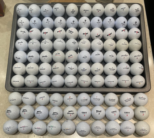 100 neuwertige golfbälle - golfbälle,, 30