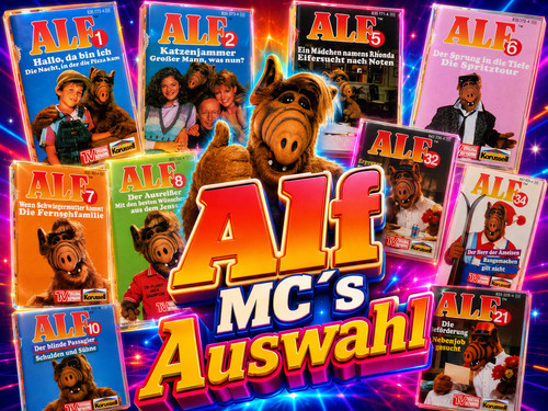 Alf hörspielkassetten - mc´s,