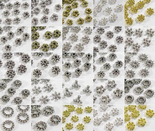 Daisy spacer metallperlen - spacer,