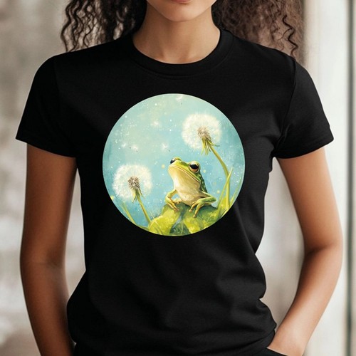Shirt frauen frosch - t-shirt, mit