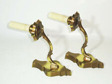 2 Wandlampen wie Kerzenhalter E14 Messing Vintage Deko !