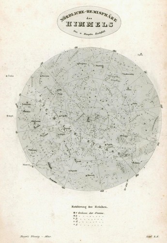 Sternkarte nördl hemisphäre - sternkarte,