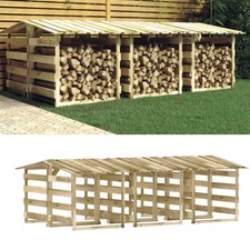 2-6x Brennholzunterstand