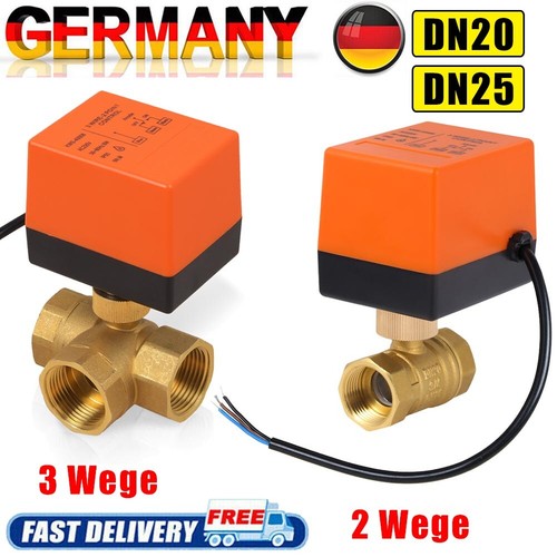 Elektrischer kugelhahn messing - elektrischer,