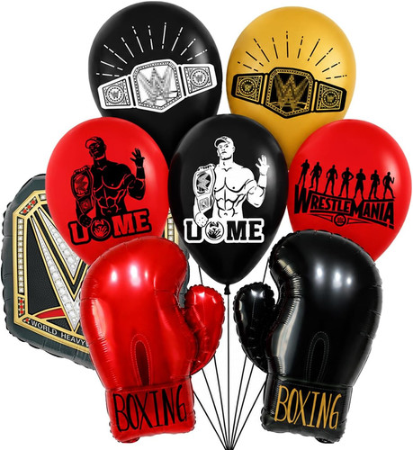 Wrestling party ballons - party,