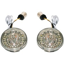 Custom Dynamics Probeam Bullet Style LED Blinker grau vorne für Harley 11-24 EC 