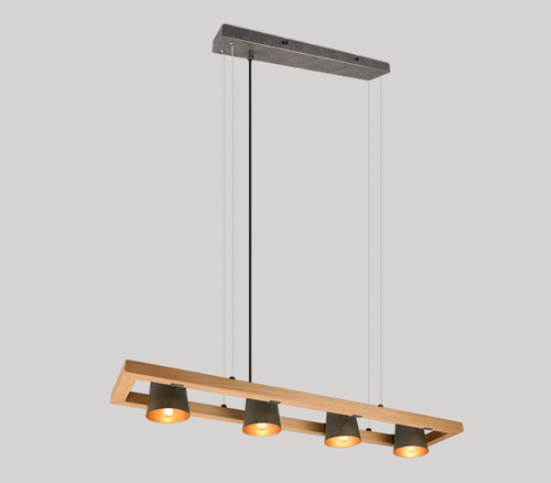 Pendelleuchte bell flammig - bell, 4-flammig