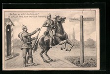 AK Soldaten am Wegekreuz, Ich