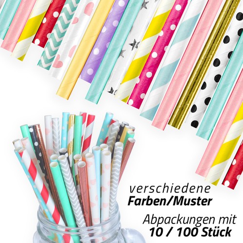 Papier strohhalme strohhalm - papier,