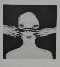 Klaus Fußmann/ Radierung /