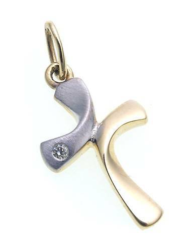 Anhänger kreuz brillant - anhänger,